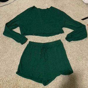 Forest Green Pajama Set
